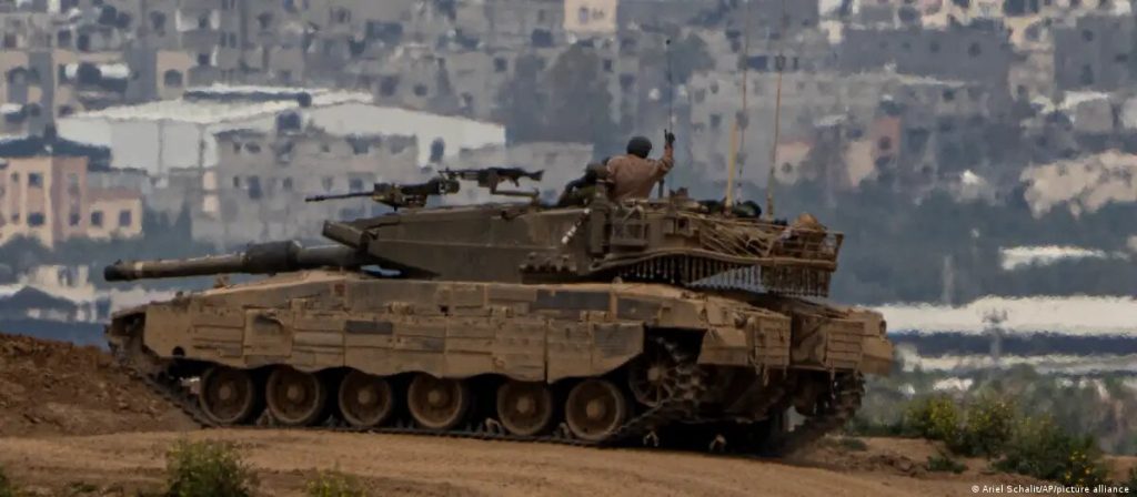 Ejército israelí en la frontera con Franja de Gaza Foto: AP