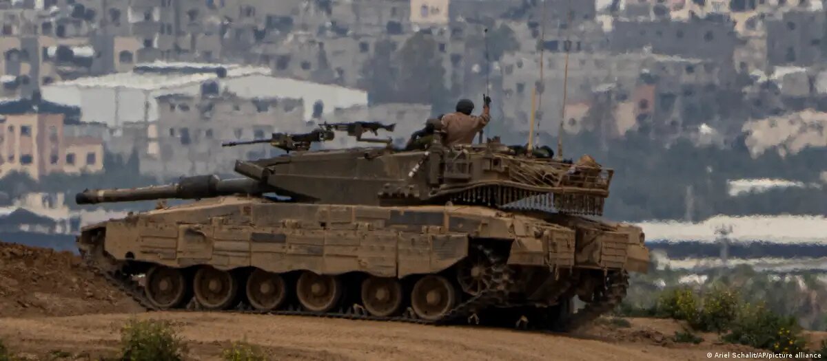 Ejército israelí en la frontera con Franja de Gaza Foto: AP