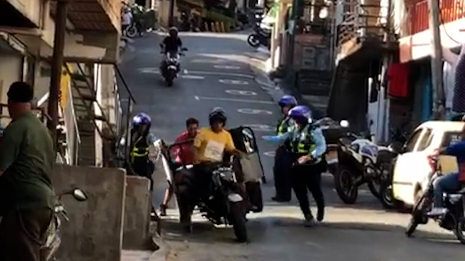 Accidente de Motocarro Foto: Secretaría de Movilidad