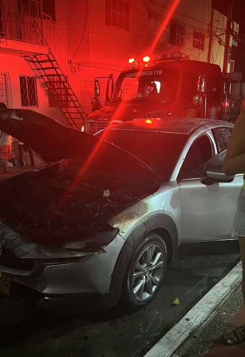 ¿Atentado contra Day Vásquez? Exesposa de Nicolás Petro y testigo en su contra reporta incendio de su vehículo