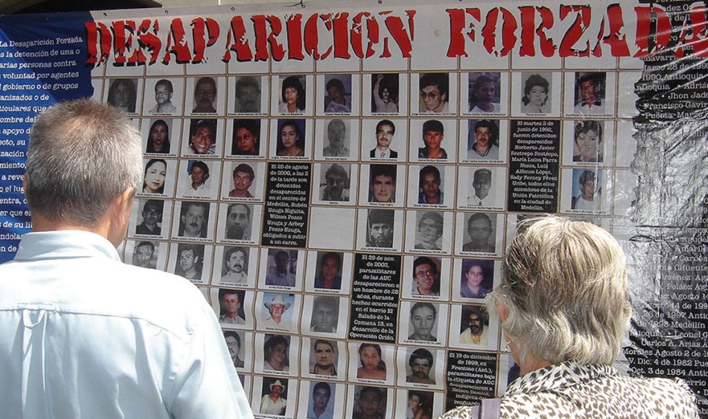 Unidad de Búsqueda publicó listado de 104.000 personas desaparecidas en el conflicto