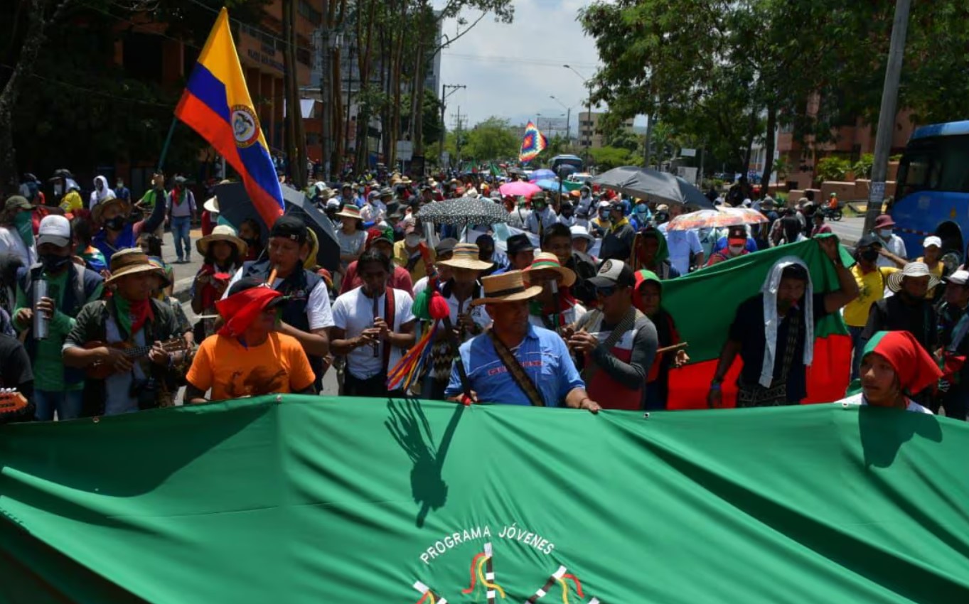 Minga indígena proveniente del Cauca ya está en Cali para encuentro con el presidente Petro