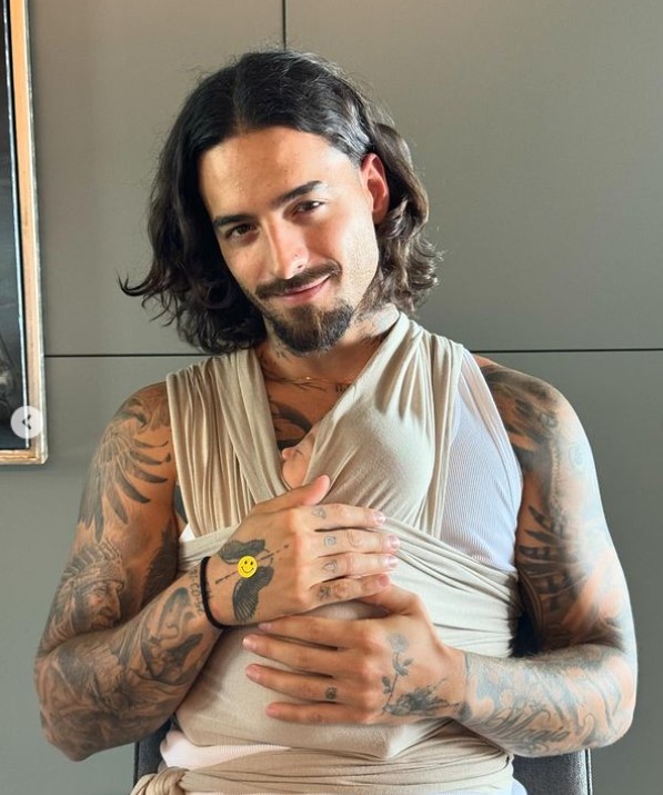 Maluma vive a plenitud su paternidad
