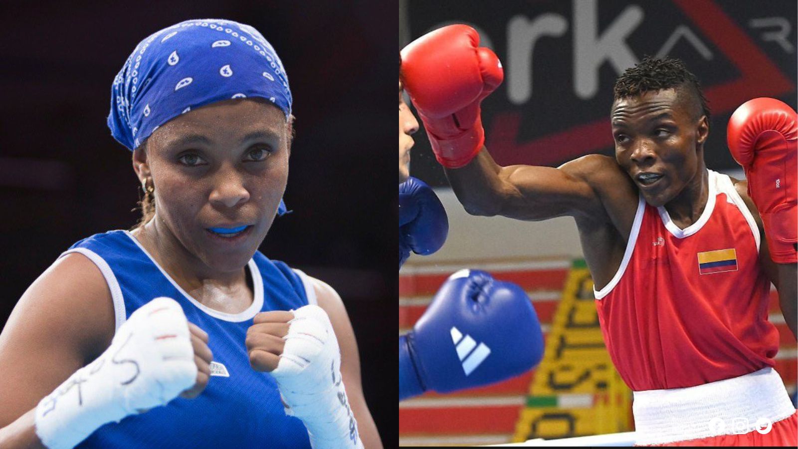 Ingrit Valencia y Yilmar González.