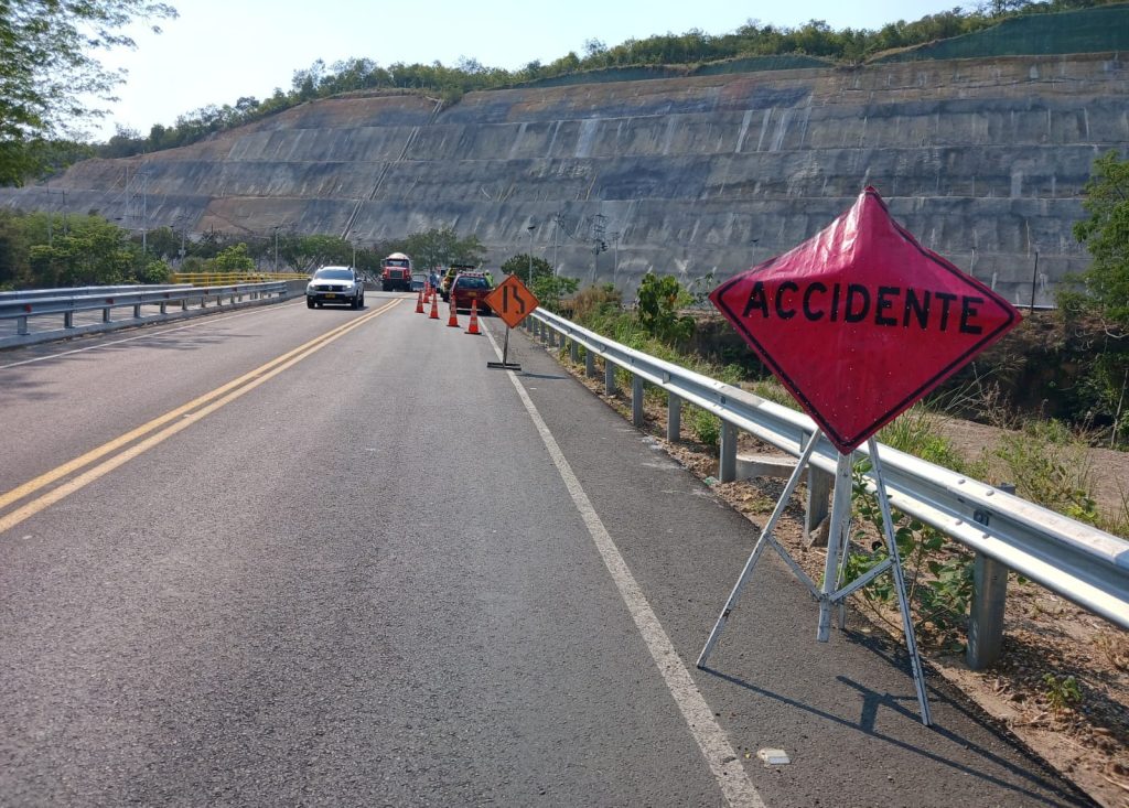 Lugar del siniestro Foto: @ViaSumapaz