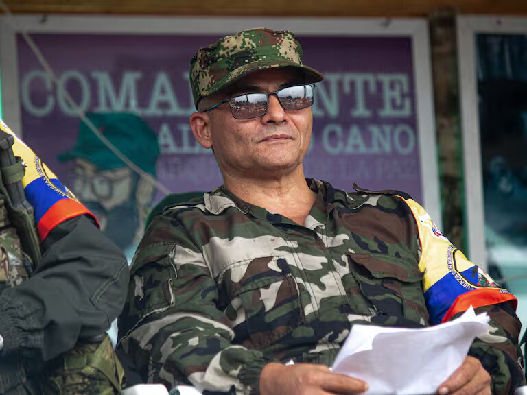 Alias 'Iván Mordisco', comandante de el Estado Mayor Central de las disidencias Farc Foto: GettyImages