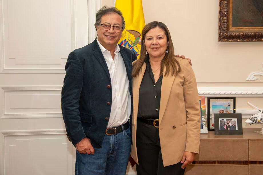 Reunión presidente Petro y nueva fiscal Luz Adriana Camargo. Foto: El Espectador
