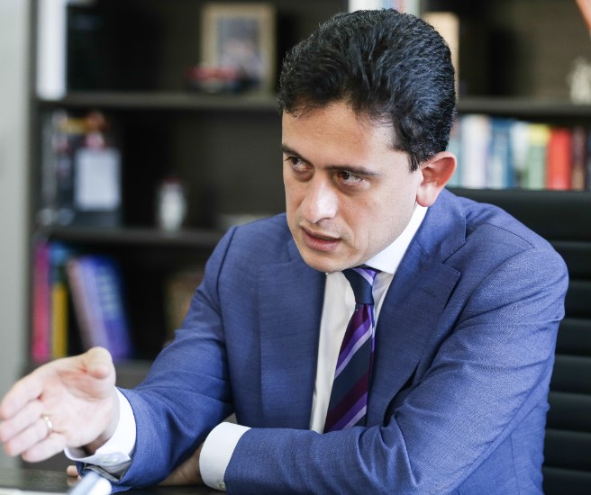 El director de la Dirección de Impuestos y Aduanas Nacionales (Dian), Luis Carlos Reyes. Foto: La República