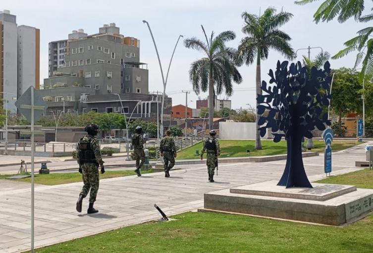 Ejército en Barranquilla Foto: Alcaldía de Barranquilla