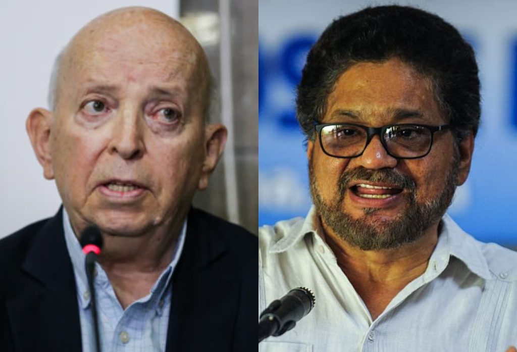 Otty Patiño e Iván Márquez. Foto: Caracol