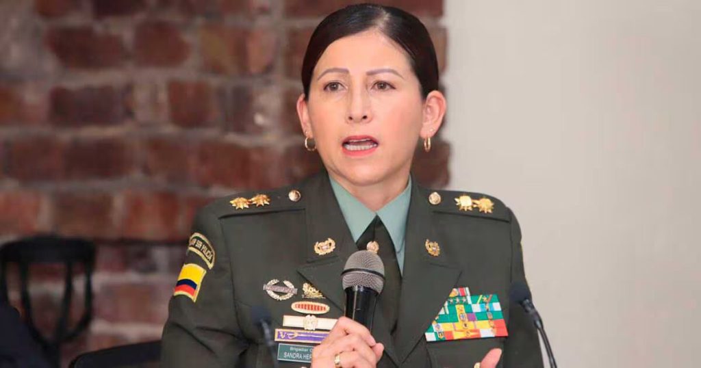 General de la Policía Sandra Hernández. Foto: W Radio