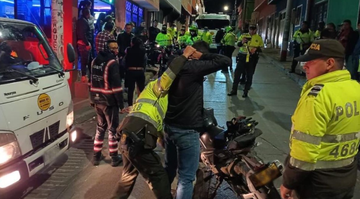 Más de 18 capturas en operativo relámpago contra bandas en Bogotá