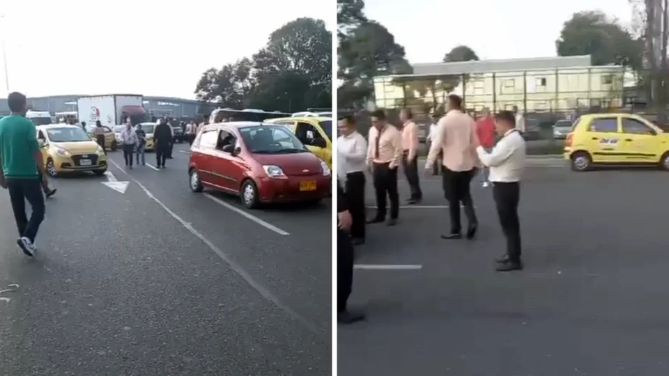 manifestaciones-aeropuerto-dorado-bogota. FOto: noticiasrcn