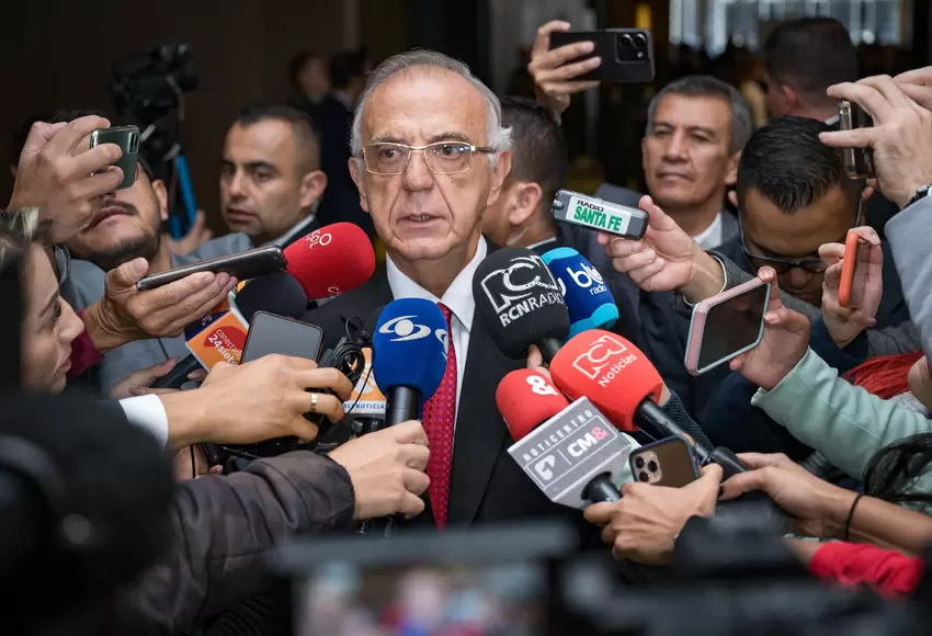 Ministro de Defensa, Iván Velásquez Foto: MINDEFENSA