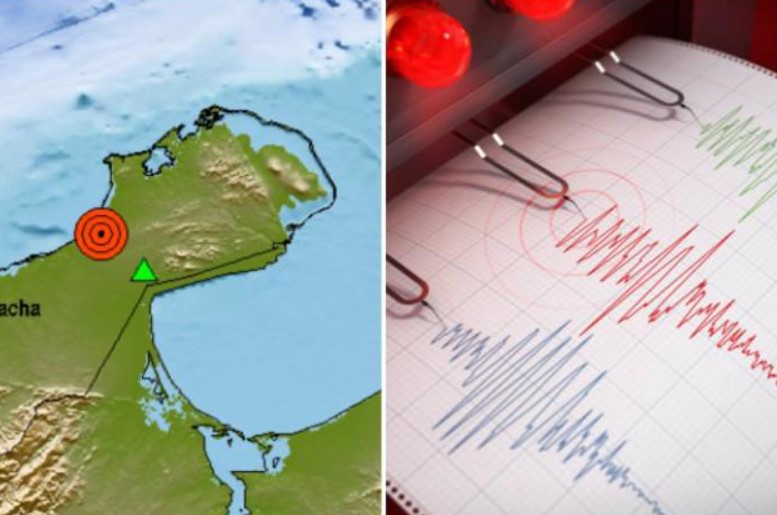 Sismo de magnitud 4.4 con epicentro en La Guajira sacudió a Colombia esta madrugada