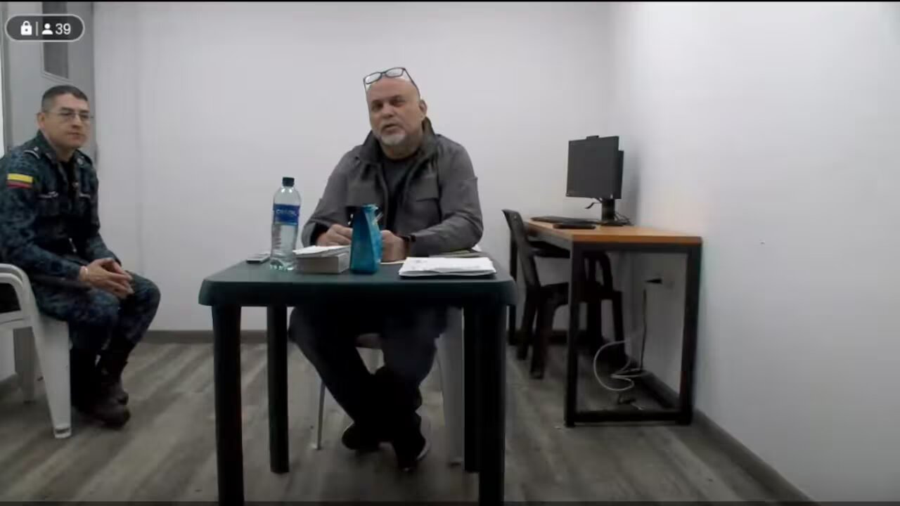 Salvatore Mancuso ante Justicia y Paz. Foto: Semana