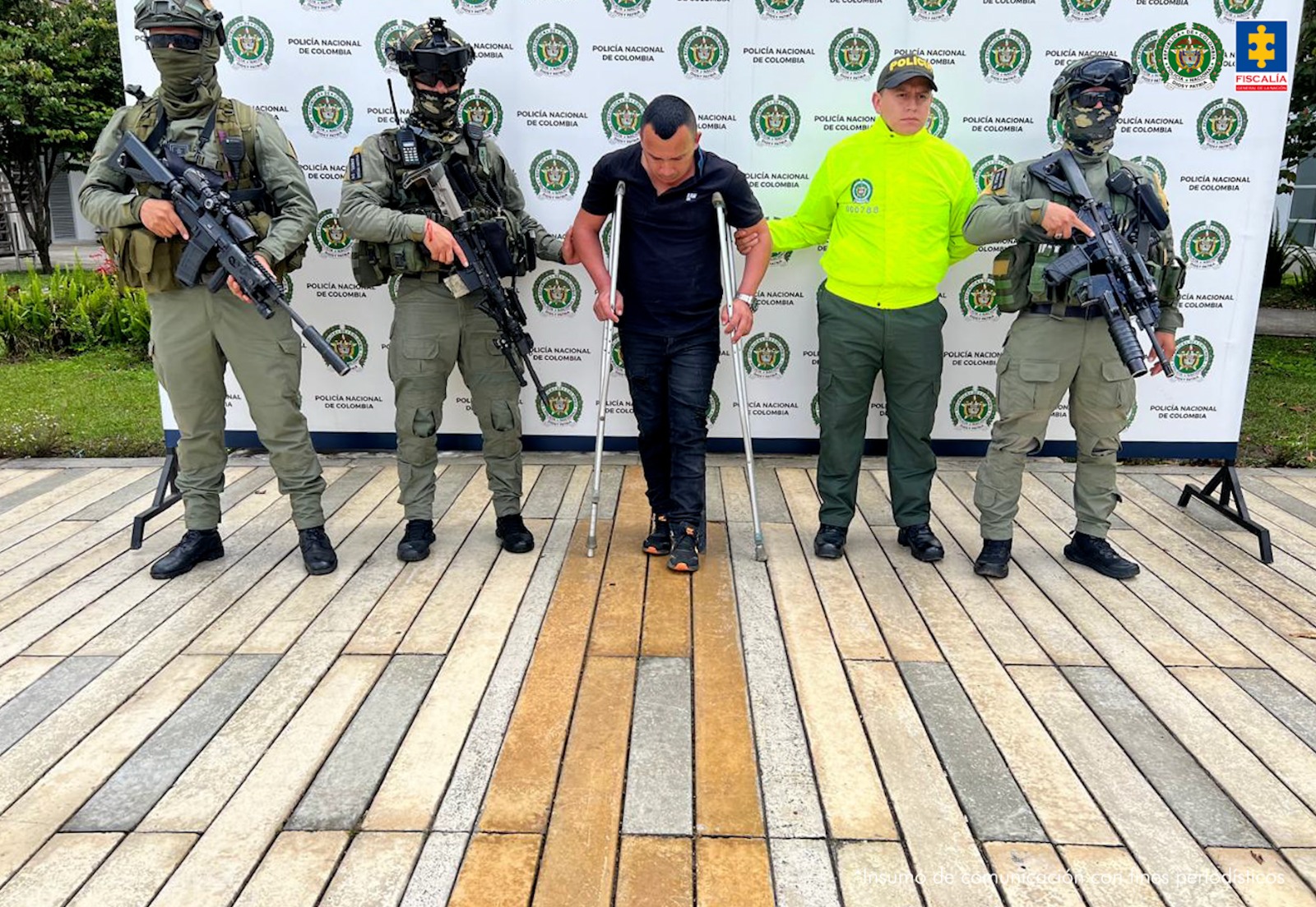 Captura de Carlos Andrés Pincho, alias 'Mono Pincho' Foto: Fiscalía