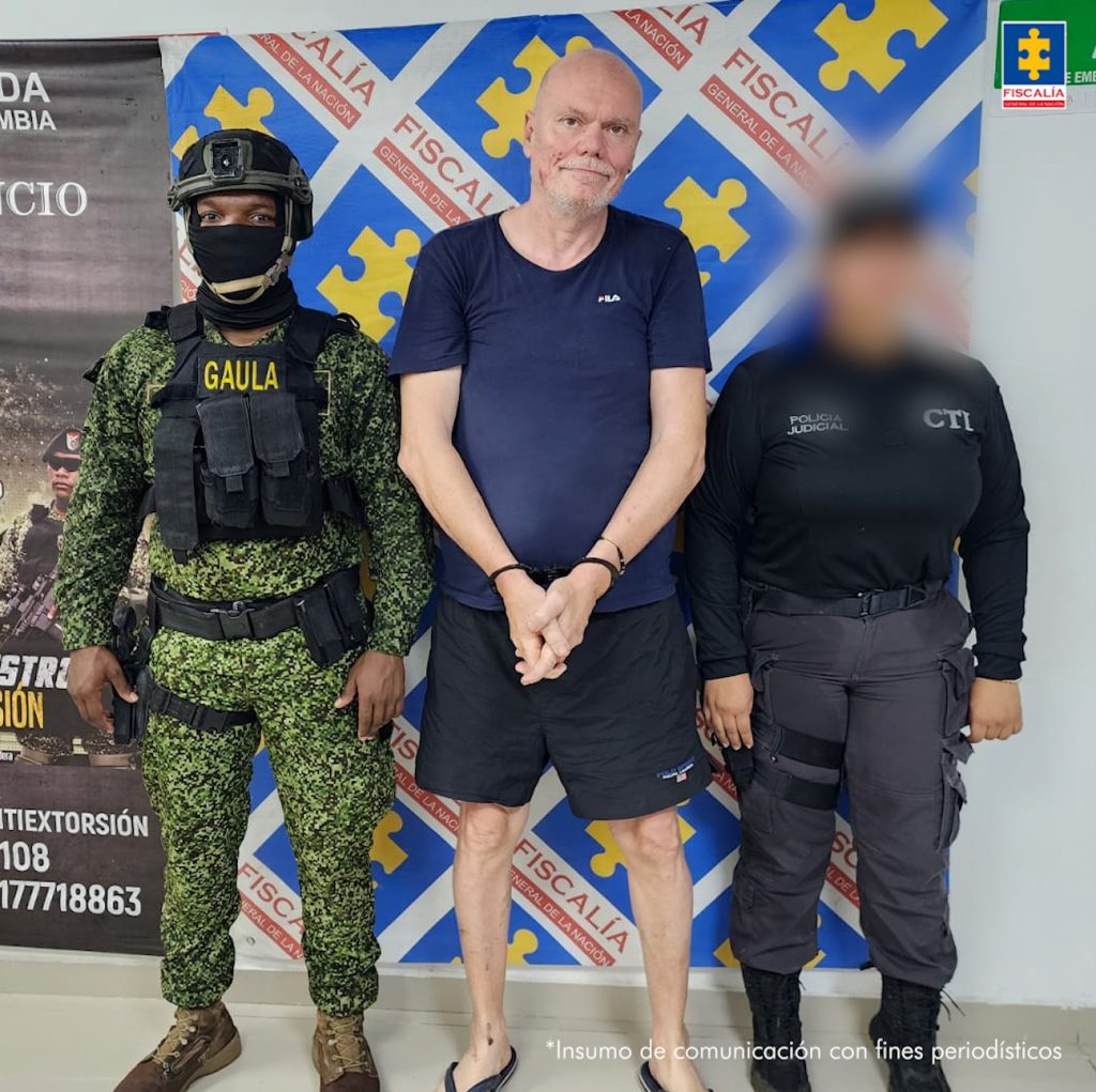 Marco Di Nunzio fue capturado en Cartagena Foto: Fiscalia