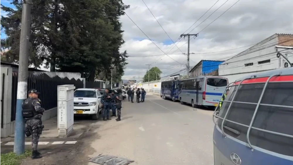 Disturbios en la cárcel La Modelo Foto: bluradio