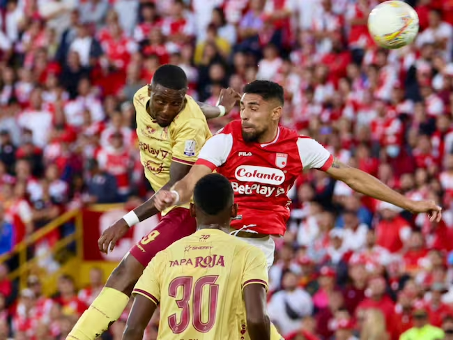 Santa Fe vs Deportes Tolima en Liga Foto: @cdtolima