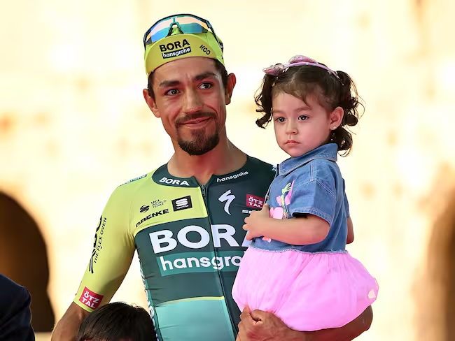 Daniel Felipe Martínez, subcampeón del Giro de Italia Foto: Getty Images