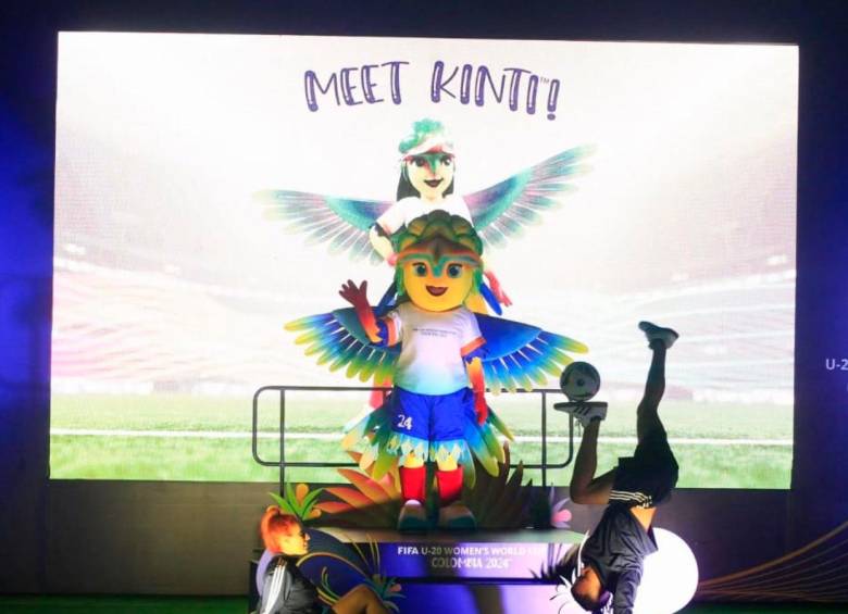 Kinti, mascota del Mundial Sub-20 Femenino Foto: El Colombiano
