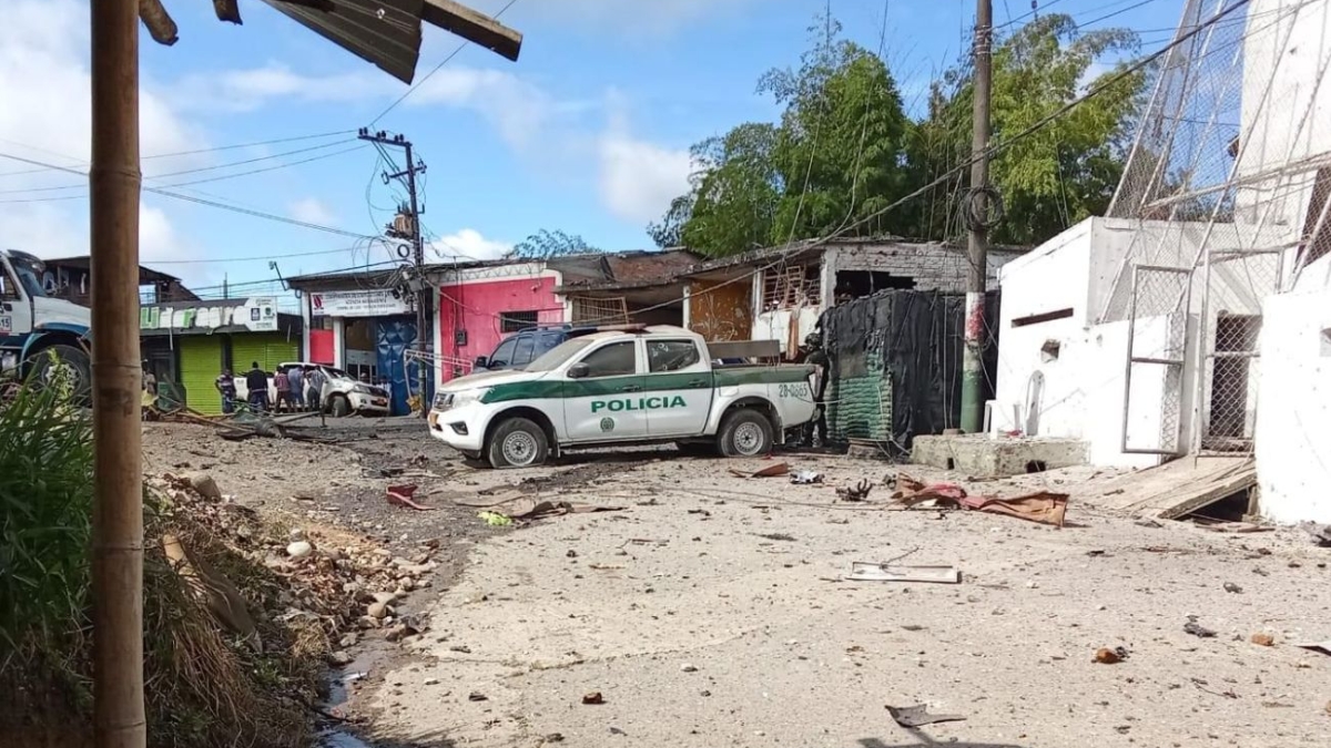 Ataques en el Morales, Cauca Foto: Policía Nacional de Colombia