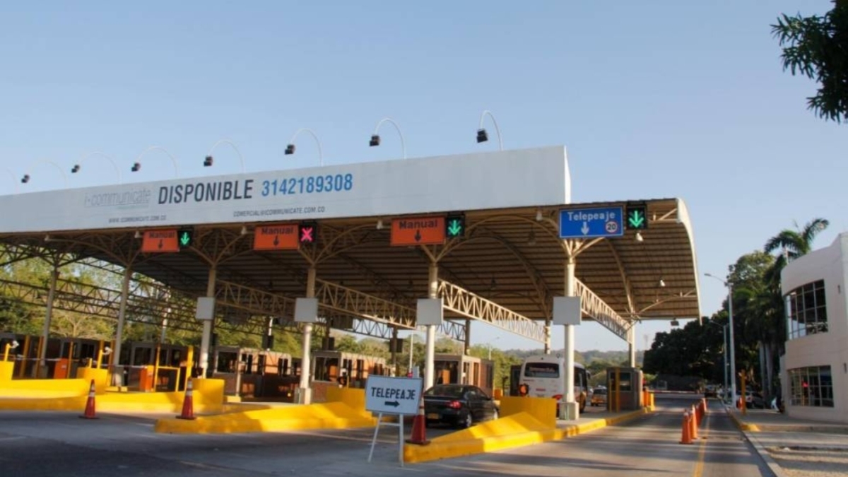 Peaje de Turbaco Foto: lafm
