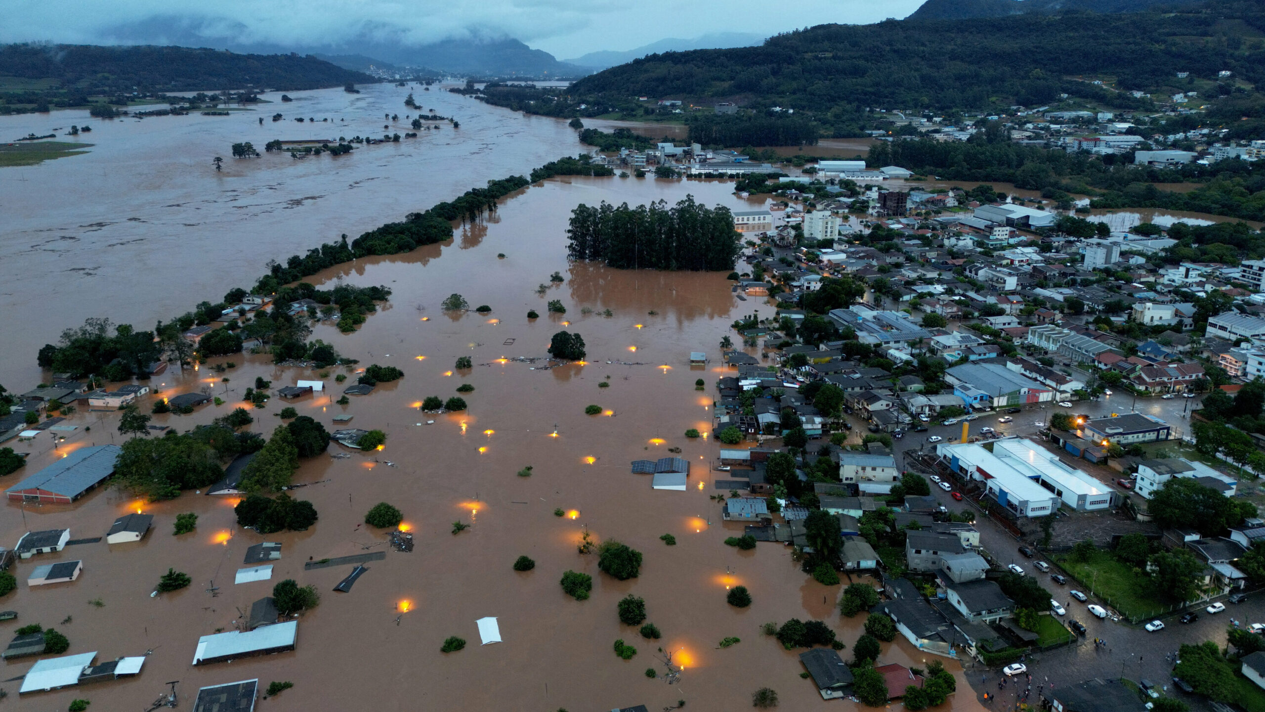 Inundaciones en Brasil Foto: The New York Times