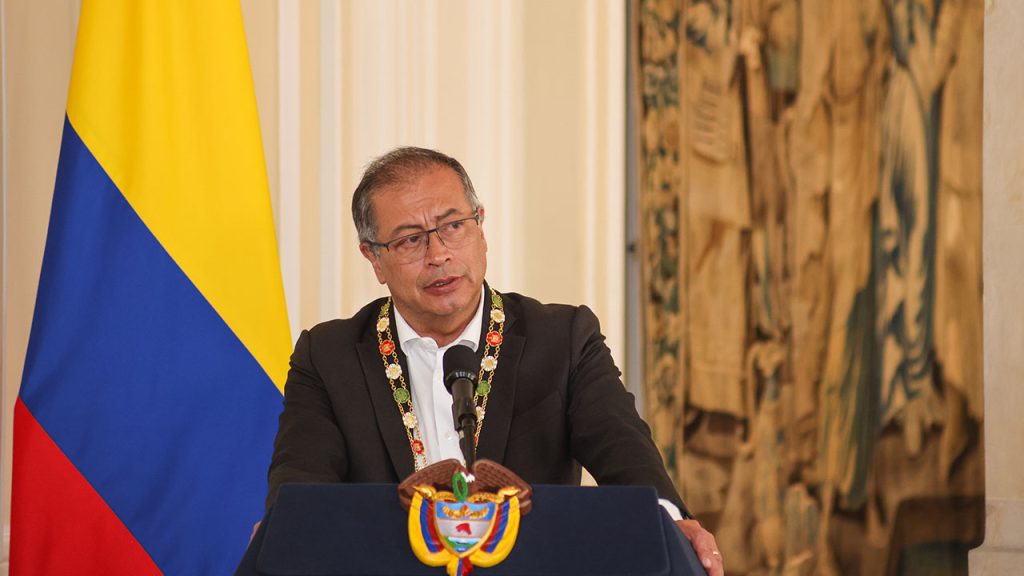 Guatavo Petro, Presidente de Colombia. Foto. Presidencia