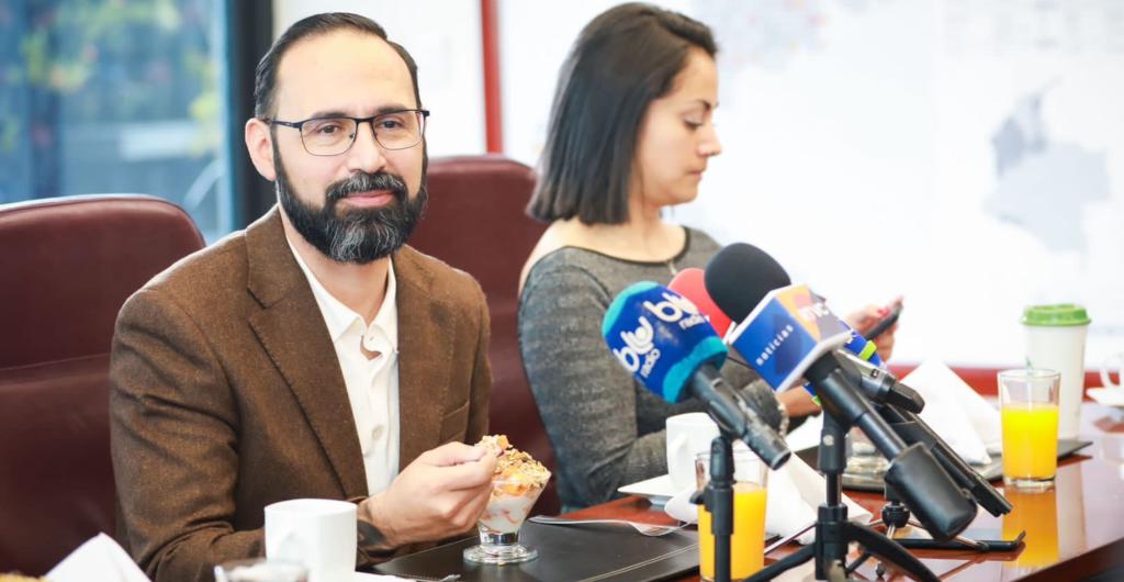 Andrés Camacho, ministro de Minas. Foto: Portafolio