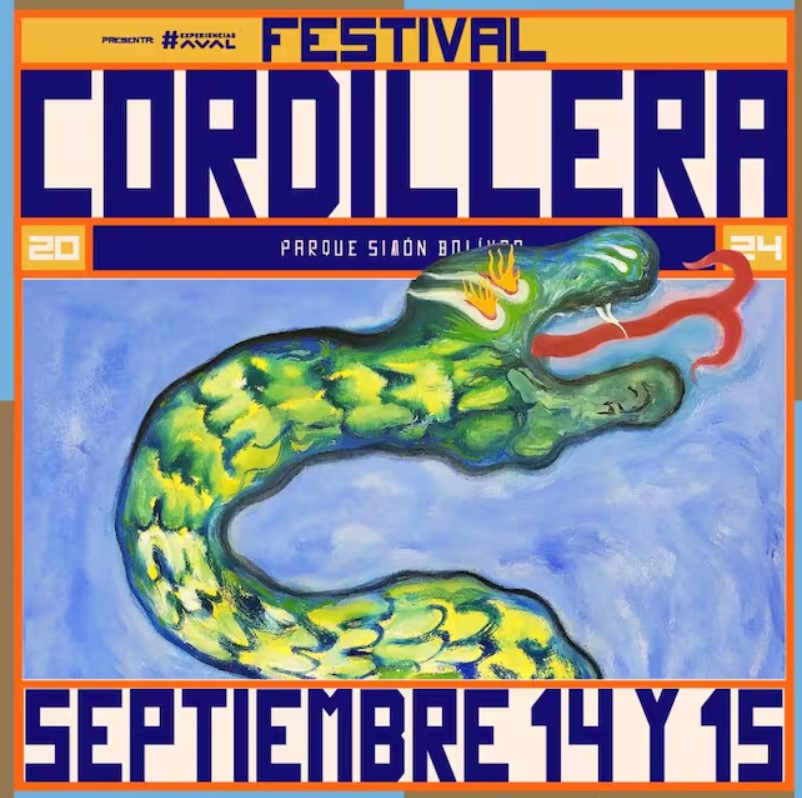 Cartel de lujo para el Festival Cordillera 2024