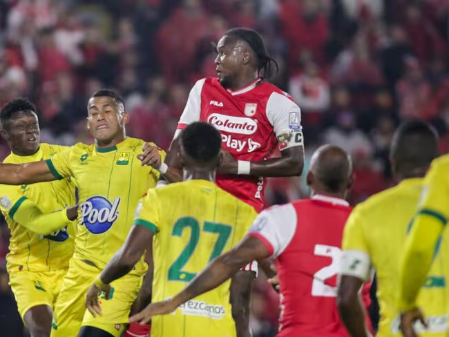 Santa Fe vs. Bucaramanga Foto: Colprensa