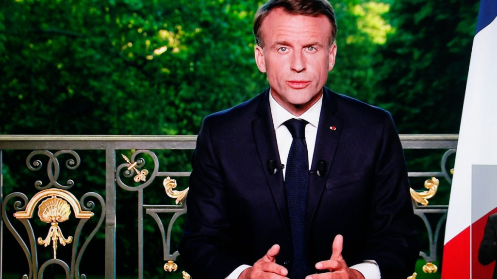 Emmanuel Macron, presidente de Francia Foto: AFP