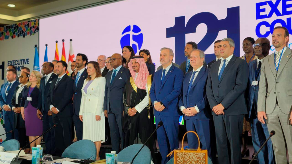 121 de ese Consejo Ejecutivo de ONU Turismo en Barcelona, España Foto: Ministerio de Comercio, Industria y Turismo