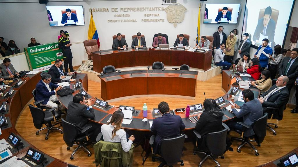 Comisión Séptima de la Cámara de Representantes Foto: Mininterior