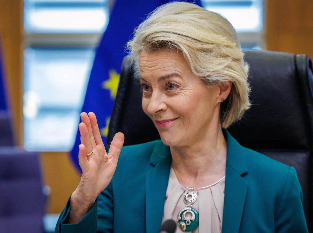 La expresidenta de la Comisión Europea, Ursula von der Leyen