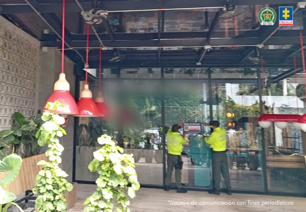 Los bienes quedarán a disposición de la Sociedad de Activos Especiales Foto: Fiscalía