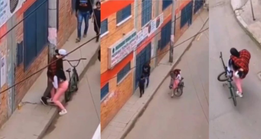 Todo se trató de un montaje: La verdadera historia del video de una mujer cargando a su pareja