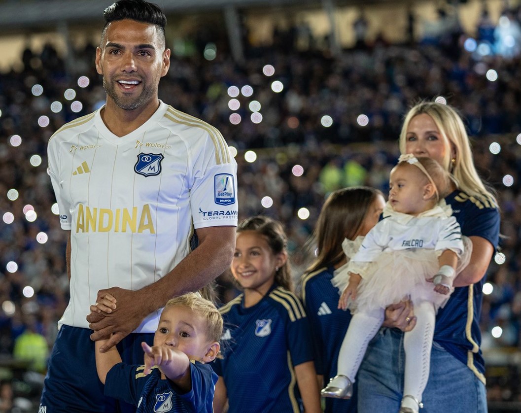 El apoteósico recibimiento de Falcao en Millonarios