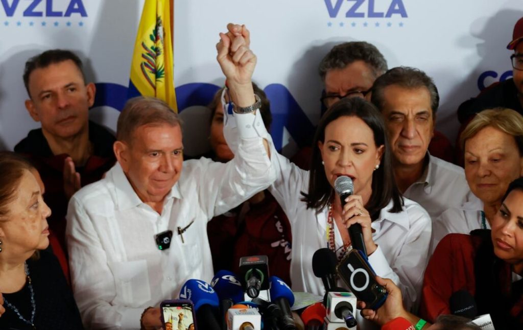María Corina Machado, líder opositora en Venezuela: "ganamos y todo el mundo lo sabe"