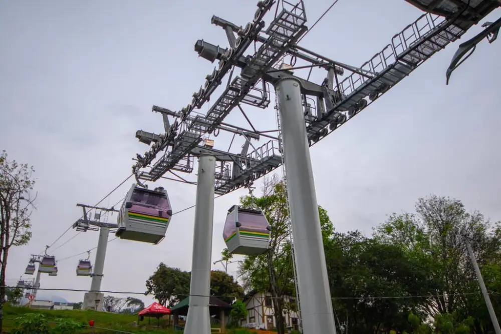 Metrocable de Medellín Fotos: Alcaldía de Medellín