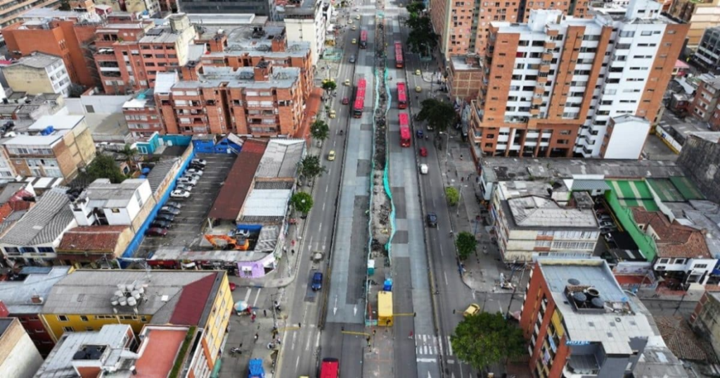 Obras Metro de Bogotá Foto: Empresa Metro de Bogotá