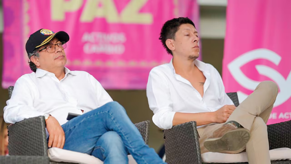 Presidente Gustavo Petro y ministro de Educación designado, Daniel Rojas Foto: El País