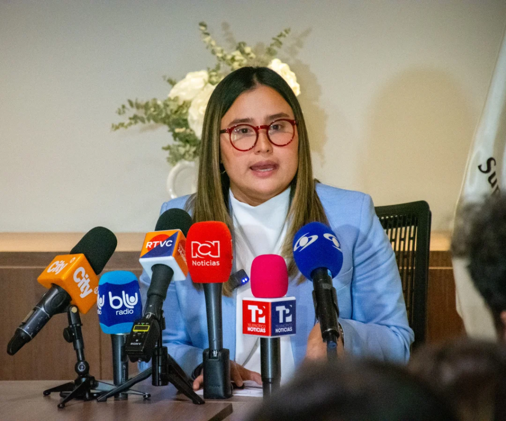 María José Navarro, superintendenta de economia solidaria Foto: La República