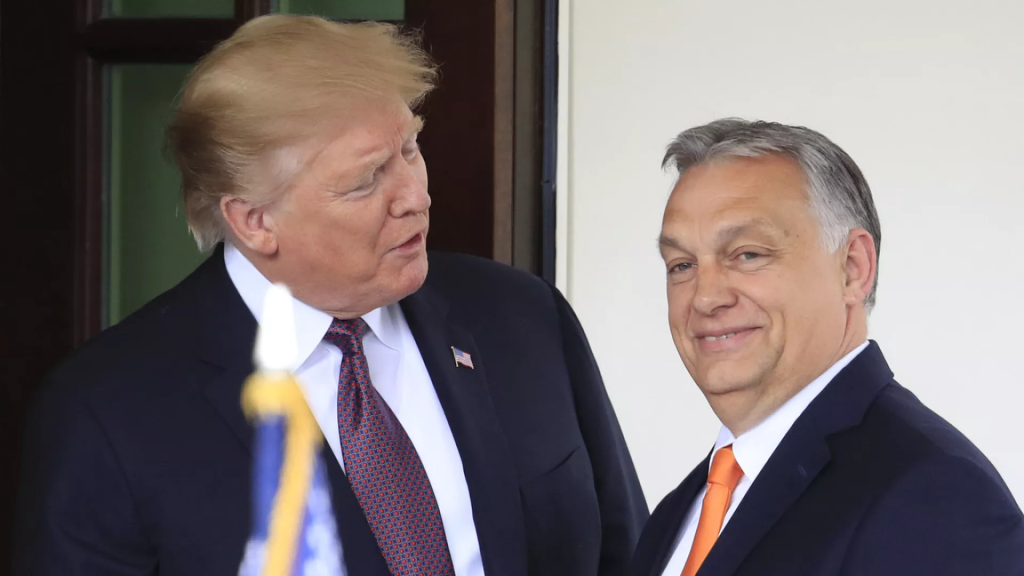 El presidente Donald Trump recibe al primer ministro húngaro, Viktor Orban, en la Casa Blanca en Washington, el 13 de mayo de 2019 Foto: AP