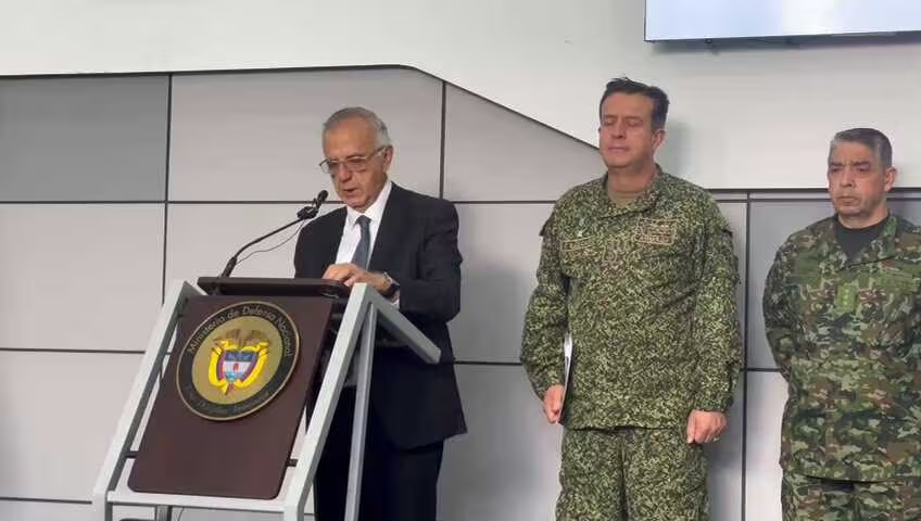 El ministro de la Defensa, Iván Velásquez Foto: Caracol Radio