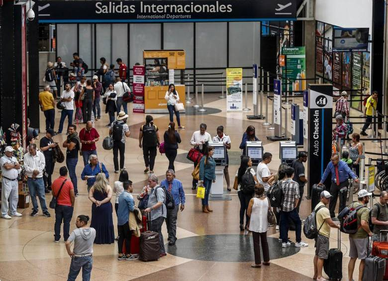 Los vuelos domésticos aumentaron un 12.0%. Foto: elcolombiano