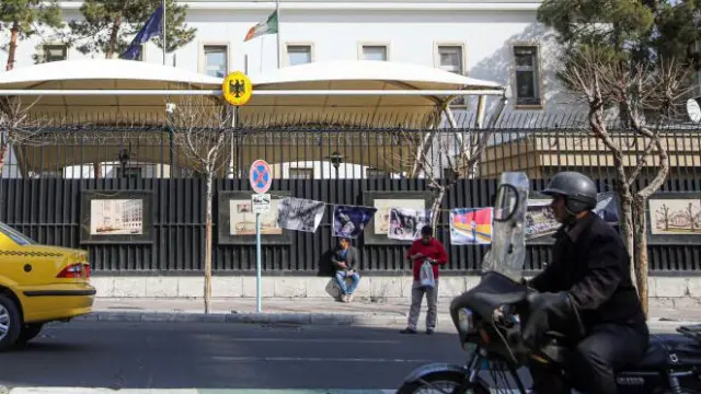 Embajada alemana en Teherán, Irán Foto: GETTY IMAGES