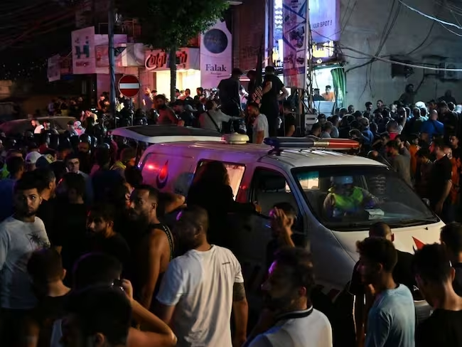 Bombardeo en Beirut. I Foto: Houssam Shbaro/Anadolu via Getty Images. / Anadolu